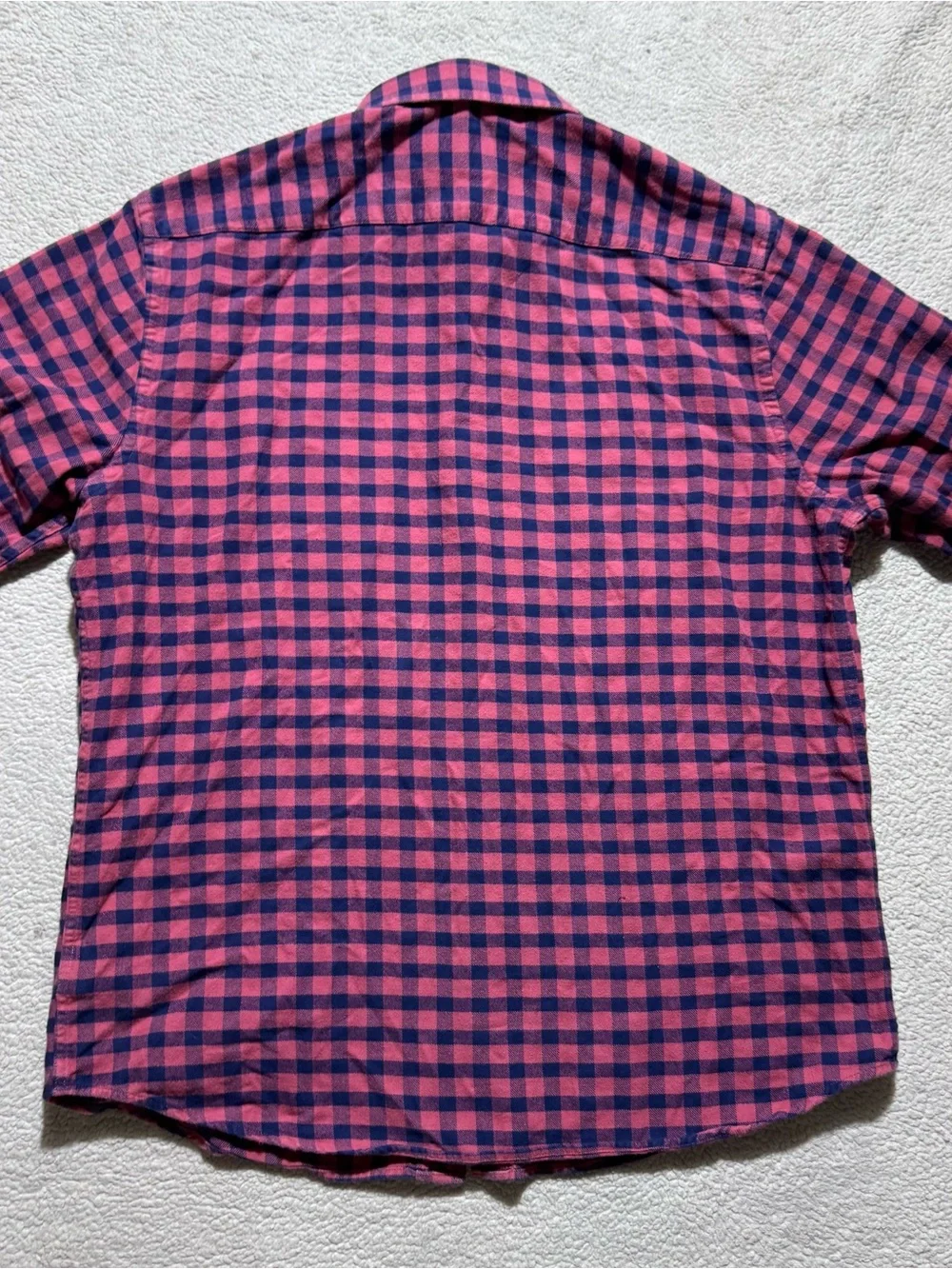 UnTuckIt Shirt Mens Large Slim Fit Plaid Button-Up Long Sleeve Collared Bricco